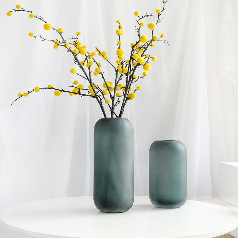 Luxurious Flower Artificial Flower Glass Vase