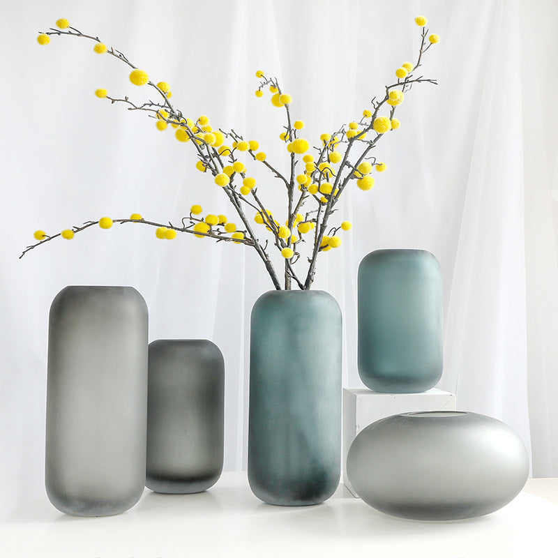 Luxurious Flower Artificial Flower Glass Vase