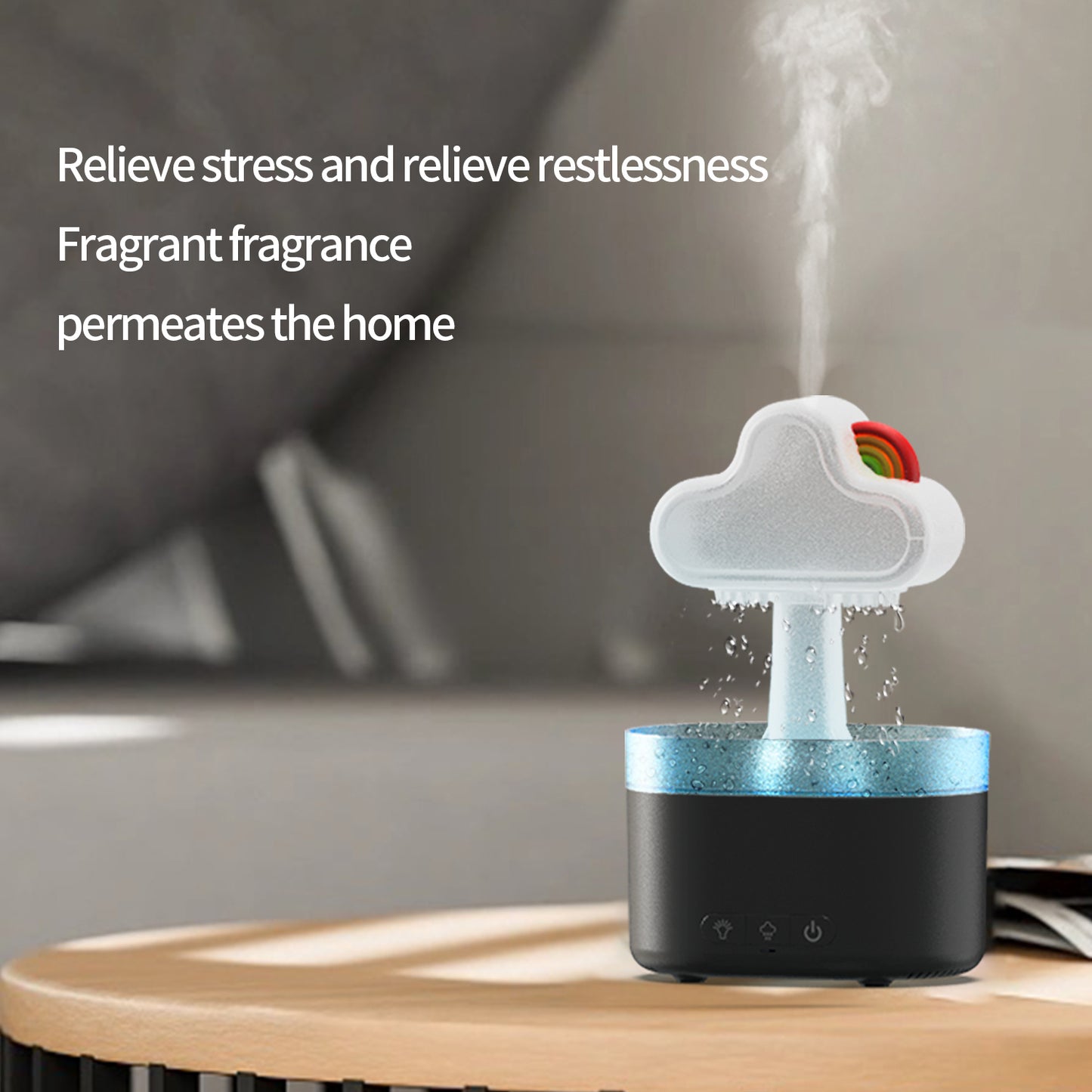 Rainbow After Rain Humidifier Snuggling 500ML Cloud Humidifier Air Humidifier