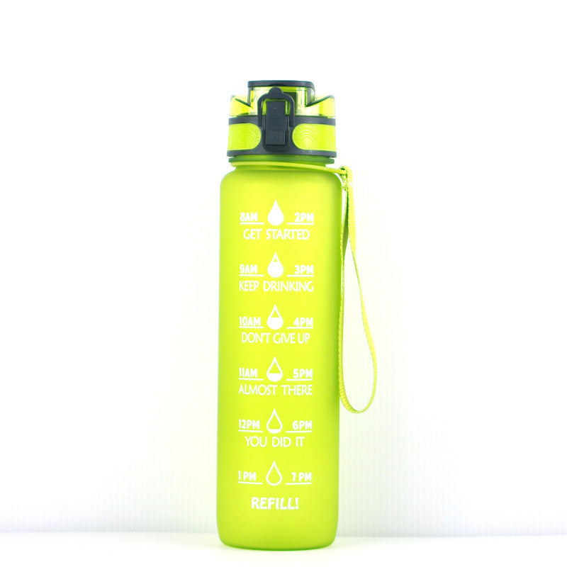 Transparent Flask Water Bottle 1000ml Bottled Kawaii Bottle