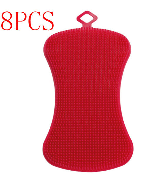 Silicone sponge kitchen Cleaning Brushes