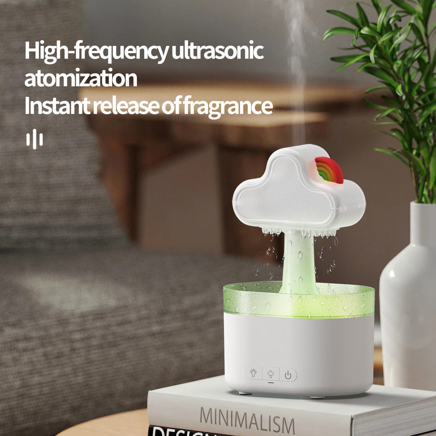 Rainbow After Rain Humidifier Snuggling 500ML Cloud Humidifier Air Humidifier