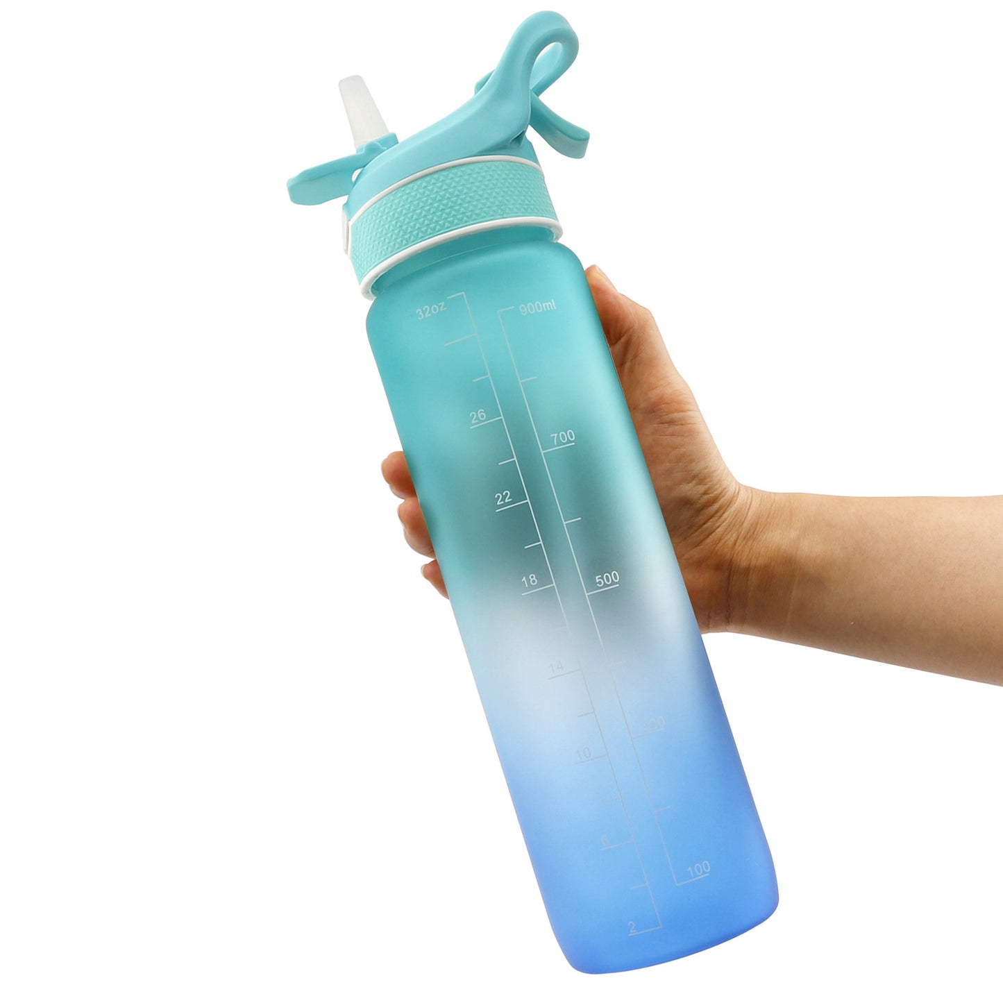 Water Bottle Scrub Bounce Cover Straw Space Cup Sports Water Bottle