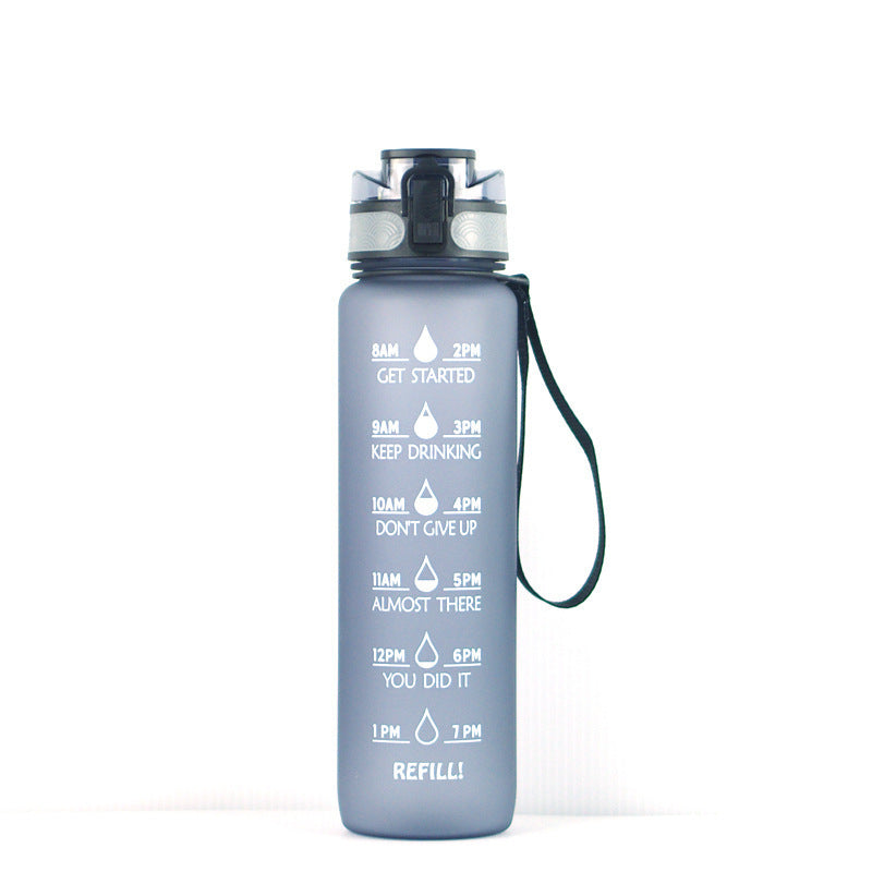 Transparent Flask Water Bottle 1000ml Bottled Kawaii Bottle