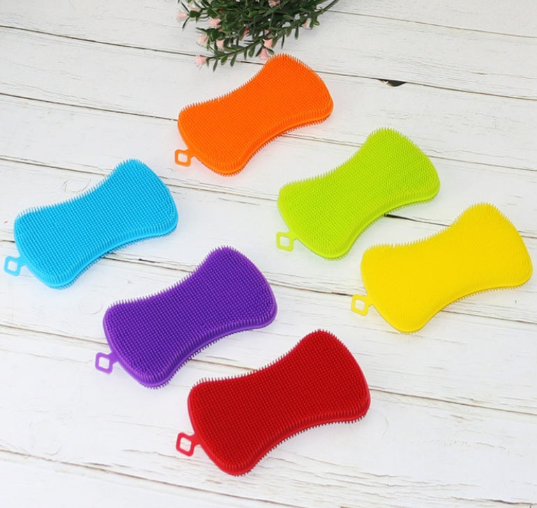 Silicone sponge kitchen Cleaning Brushes