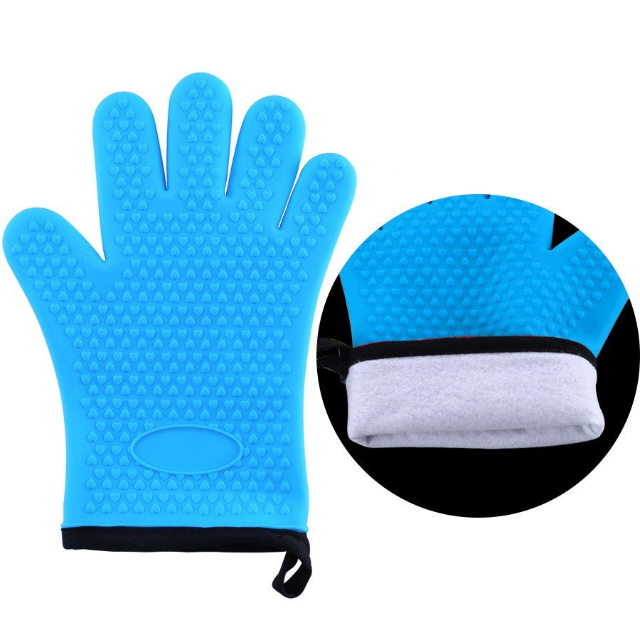 Silicone Gloves Microwave Oven Baking Gloves Kitchen Anti-scald