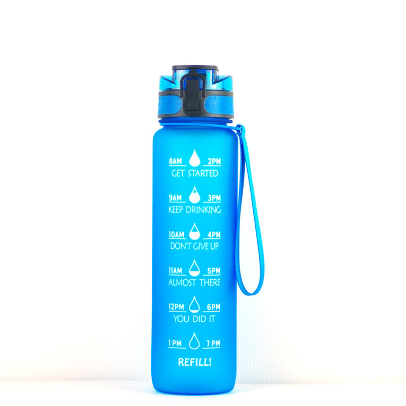 Transparent Flask Water Bottle 1000ml Bottled Kawaii Bottle