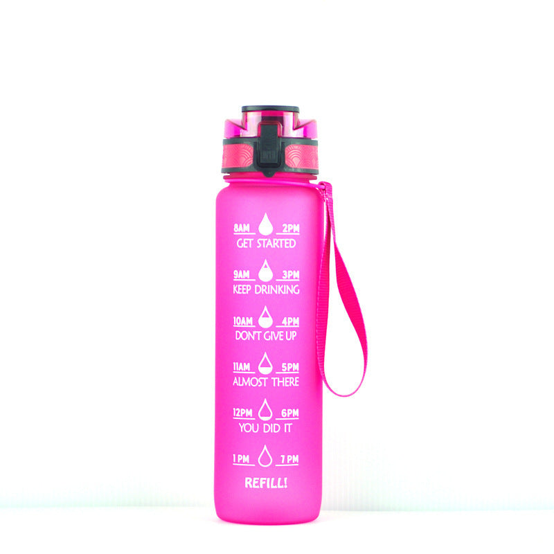 Transparent Flask Water Bottle 1000ml Bottled Kawaii Bottle